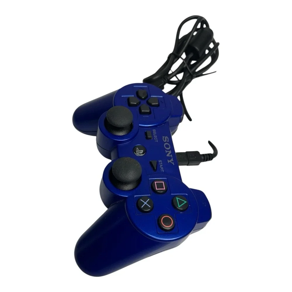 Genuine OEM Sony PlayStation 3 PS3 Blue DualShock 3 Controller Wireless CECHZC2U